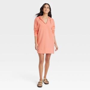 Women's Universal Thread Coral Fleece Tunic Dress S New With Tags